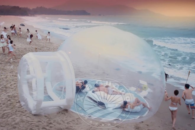 淇滨充气球形帐篷
